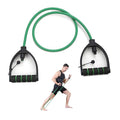 Resistance Bands with Handles, Exercise Bands - Perfect Stretch Rope for Home Workouts, Ideal for Fitness Enthusiasts & Home Gym - color: Green 2.0