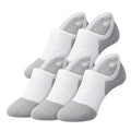 Gonii Compression No Show Athletic Womens Socks Running Cushioned 5-6 Pairs - color: 5 Pairs White, size: 8-10