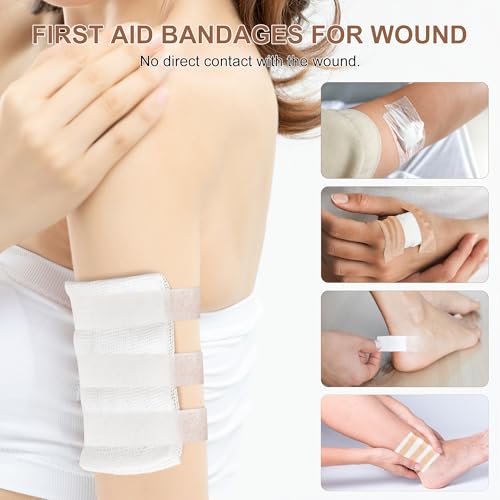 Medical Tape with Dispenser Paper Tape Medical 1 inch x 10yd Sensitive Skin Micropore Tape Breathable for Wound Care Nose Tape for Rhinoplasty Shaping(2 Rolls Tape + 2 Dispensers Included) - color: Beige:1 Inch X 9.14m