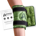Flexible Knee Wrap Hot and Cold Gel Pack 10" x 12.5" - color: Green