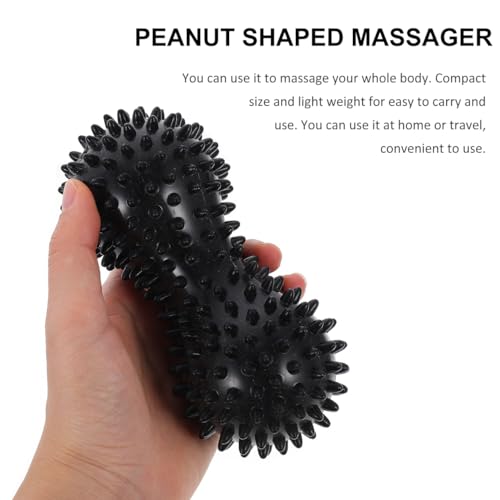 VILLCASE Massage Ball PVC 2 X Massage Balls Black and Blue 5.70 in