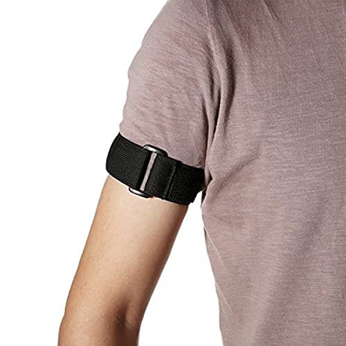 Universal Elastic Adjustable Sport Armband Strap for All Models of iPod with Silicone or MP3 or Leather Case and Multifunctional Outdoor Arm Bag with Armband Slots (1-Pack, Black) - size: 1pack