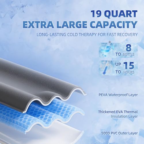 Ice Machine for Knee After Surgery Cold Therapy Cryotherapy Machine with Timer Knee Replacement Surgery (Blue)