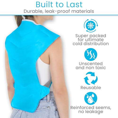 Artic Flex Large Ice Pack for Back - Full Back Ice Pack Wrap for Pain