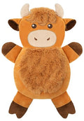 Microwave Heating Pad for Pain Relief, 16" x 11" Microwavable Heating Pads for Cramps, Back Pain, Neck Shoulder, Muscles, Knee, Joints, Natural Heat Pack Moist Heat, Highland Cow with Round Eyes - size: Highland Cow-3