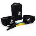 Kbands | Speed and Strength Leg Resistance Bands | Includes Speed 101 and Agility FX Digital Training Programs - Sizes for Youth, Intermediate, and Advanced Athletes - color: Yellow, Teal