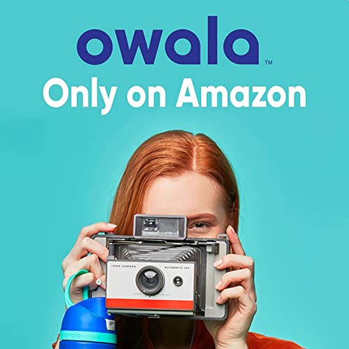 Owala FreeSip Stainless Steel Water Bottle 24 oz Foggy Tide - color: Foggy Tide, size: 24 Ounces