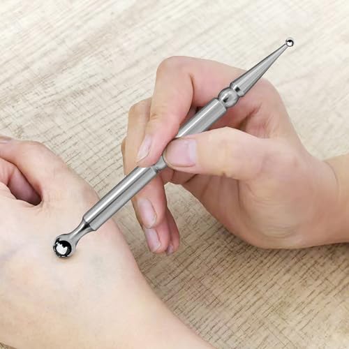 BYYDDIY Stainless Steel Dual Head Facial Reflexology Tool Set (P-S) - style: P-S