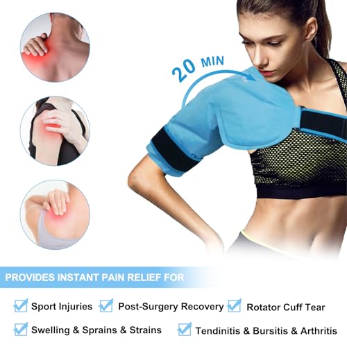 Shoulder Ice Pack Rotator Cuff Cold Therapy Wraps - style: Shoulder Ice Pack