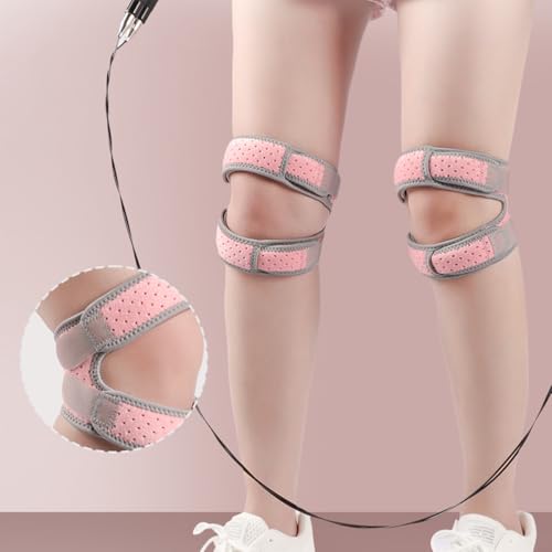 Patella Knee Brace for Women & Men, Patellar Tendon Support Strap for Running, Basketball, Tennis, Gym, Relief for Meniscus Tear, Arthritis, Injury Recovery (1, Pink)