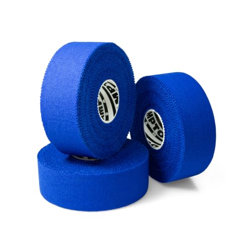 Hampton Adams Athletic Sports Tape, Very Strong, Easy Tear, No Residue - color: Royal Blue (1 Inch)