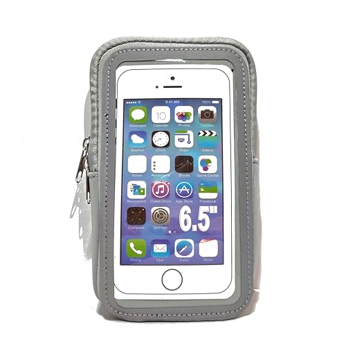 Waterproof touchable Elastic Phone Running Armband,Outdoor Walking ArmBag