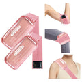 Ice Packs for Injuries Reusable 2-Pack Hot Cold Gel Pack with Strap Medium - color: Pink, size: Medium 10 x 5 Inch