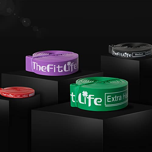 TheFitLife Pull Up Assistance Bands Heavy Duty Resistance Bands for Workout - color: Purple