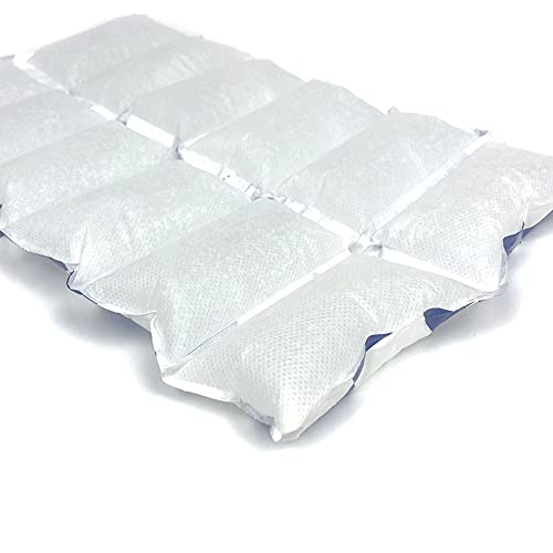Reusable Dry Ice Packs for Shipping & Storage - Long Lasting Cold Packs for Lunch Box & Coolers - Ideal for Frozen Food & Drinks - style: 13"x7" 8 pcs(12 cells)