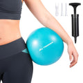 Trideer Exercise Ball for Rehabilitation with Guide, 9 Inch Pilates Ball - color: Turquoise (with pump, no guide)