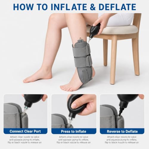 Ankle Brace for Sprained Ankle,Air Cast Stirrup Ankle Splint