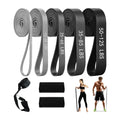 5-Level Resistance Bands for Working Out, Pull Up Assistance Bands - color: 5PCS-Gray Gradient(03)