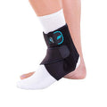 DonJoy DA161AB01-BLK-S, M Stabilizing Ankle Brace, Lightweight Low Profile, Dual Compression Strap for Strain, Sprain, Arthritis, 7.5" to 9.5" - size: Small to Medium, 7.5" to 9.5"
