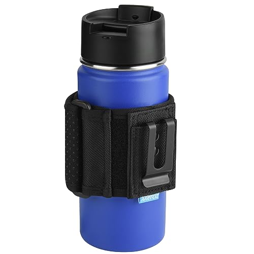 Xxerciz Water Bottle Carrier Holder with Belt Clip, Tumbler Carrier Sleeve for 12-30Oz Mineral Bottle Beverage Bottle and Other Small Water Bottles on Outdoor Walking Traveling