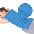 REVIX Extra Large Microwavable Heating Pad for Back, Moist Heat Wrap, Blue - color: Blue