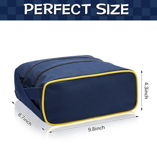 Oudain Hockey Tape Accessory Bag Large Capacity Bag with Double Zipper for Tape Wax Scissors Repair Kit Office Hockey Supplies