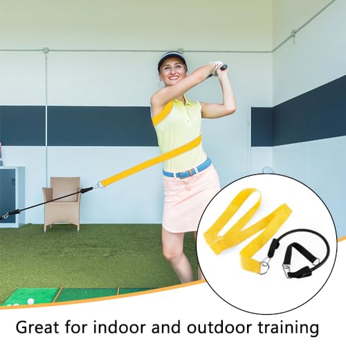 Golf Swing Twist Training Aid Belt - Posture Correction Warm up Exercise Tool for Beginners Women Men