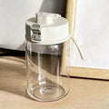 Clear Sports Water Bottle, Leak Proof Re-Usable Flip Top Plastic Drinks Bottles for Outdoor Sports, Office, Gym, Cycling - Clear 13.5 oz - size: 13.5 Ounces