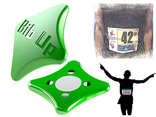 Magnetic RaceBib Fixing System - color: Green Fluo, size: Small