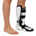 Walking Boot for Broken Foot - Medical Fracture Boot for Toe & Ankle Injuries-Breathable Stabilizer for Men Women (White, Split Mid Size Model, Right) - size: Split Mid Size Model