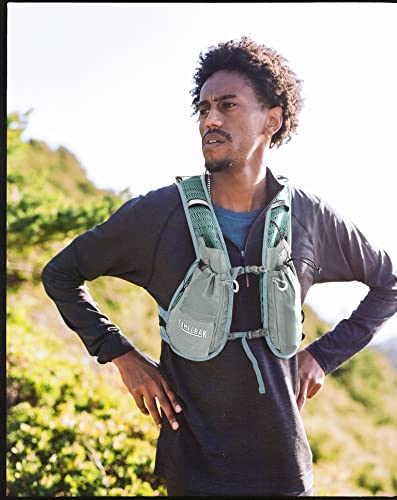 CamelBak Zephyr Pro Running Hydration Vest - color: Pigeon/Blue Surf