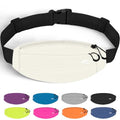 Running Fanny Pack Whole Bag Reflective, Running belt for Women &Men,Sweatproof Phone Holder Workout, Running Waist Pack (white) - color: white