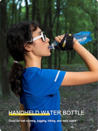 AONIJIE Running Water Bottle Handheld Collapsible 17oz (500ml) Soft Flask