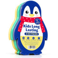 Healthy Packers Ice Packs for Kids Lunch Box, Slim Reusable 3-Pack Penguins - color: White
