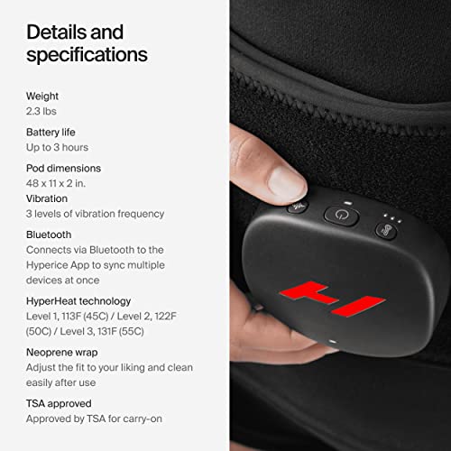 Hyperice Venom 2 Left Shoulder Heated Vibration Massage Therapy Recovery - size: Left Shoulder