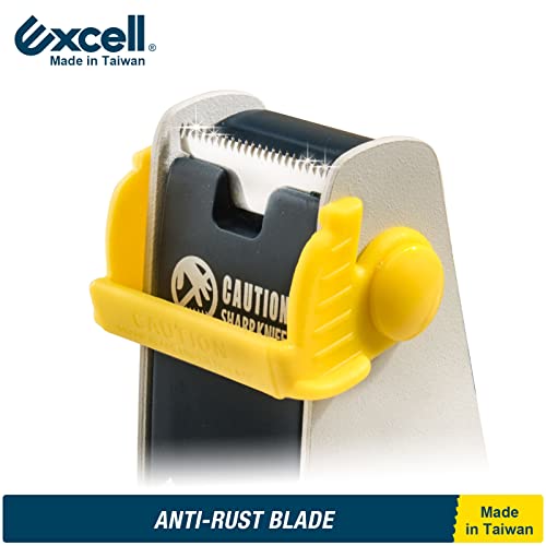 Excell ET-117 Heavy Duty Steel Desk Tape Dispenser 1" Wide 3" Core