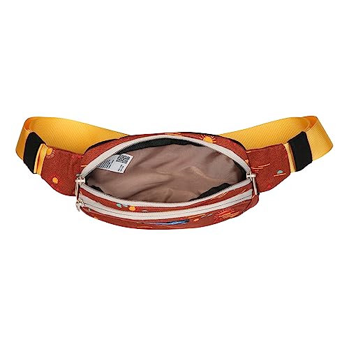 KAVU Canvas Spectator Belt Bag, Cotton Fanny Pack for Travel - color: Mirage Glow