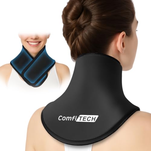 ComfiTECH Extended Neck Ice Pack Wrap Gel Coverage for Shoulder, M, 1 Pack - size: Medium