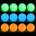 12 Pack Glow in Dark Practice Lacrosse Ball, Orange, Blue, Green, Round