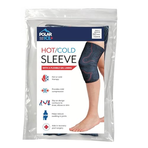 Brownmed Polar Ice Hot/Cold Therapy Sleeve, Soft Gel Lining, Large/XL - size: L/XL