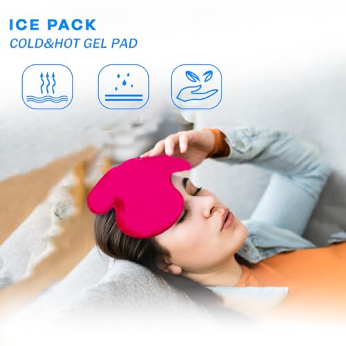 Reusable Gel Ice Pack, Ice Pack for Rotator Cuff Injuries, Cold/Hot Pack for Neck, Knee, Hot Cold Therapy for Shoulder Injuries, Bursitis, and Swelling (1 Count)