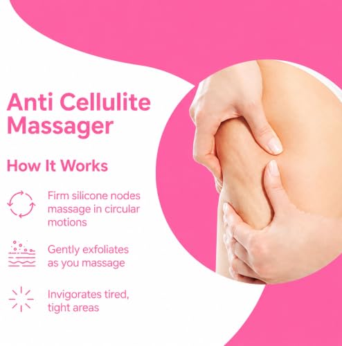 Silicone Cellulite Massage Tool, Cellulite Massager for Legs