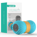 VOYOR-HEALTH Vibrating Peanut Massage Ball, Deep Tissue Roller Rechargeable - color: Blue