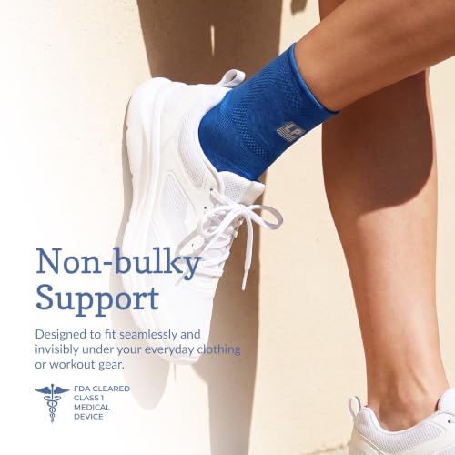 LP 116XT Target Compression Ankle Brace Sleeve for Men & Women - color: Dark Blue, size: Small
