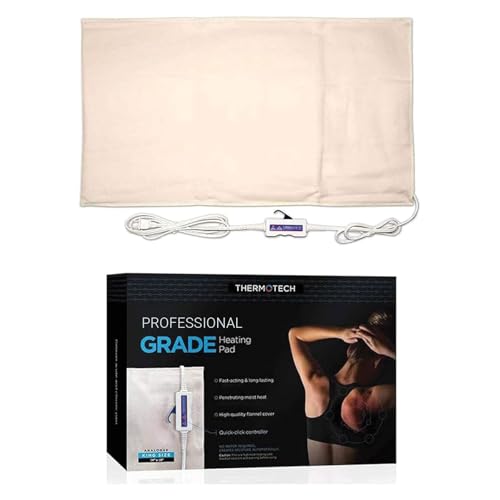Thermotech Moist Heating Pad, Manual Clicker, King 26 x 14 in - size: 26x14 Inch (Pack of 1)