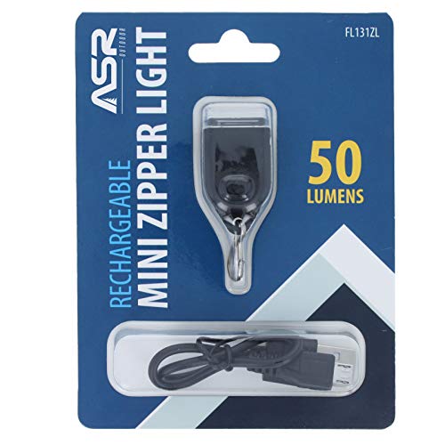 ASR Outdoor Compact 50 Lumens Emergency Mini Zipper Pull Light