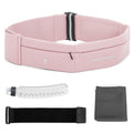 Slim Running Belt for Men and Women, Running Waist Pack - color: Pink-medium