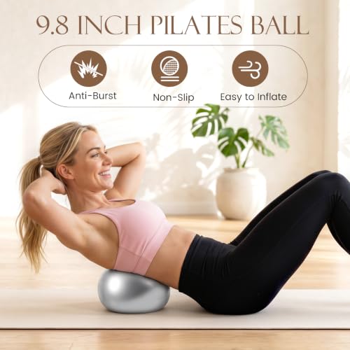 JELUTAR Pilates Kit for Women Home Workout, Pilates Equipment Set - color: Black