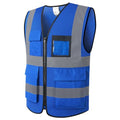 Hi Vis Reflective Safety Vest for Men Women,EK170,Blue,M - color: Blue-170, size: Medium