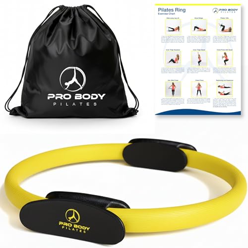 ProBody Pilates Circle - 14 Inch Magic Circle Pilates Ring - color: Yellow
